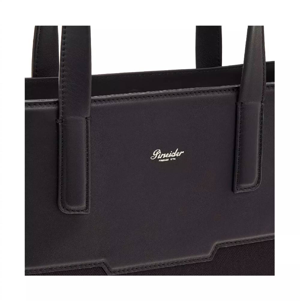 Pineider Museum Vertical Shopping Bag in Metro Nylon Presa