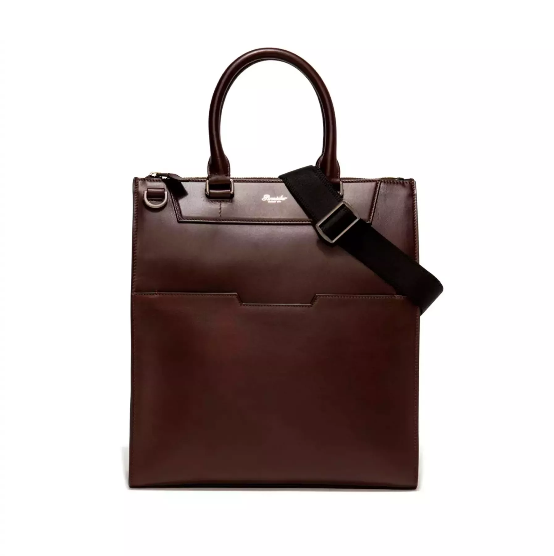 Pineider Florence Shopping Bag in Metro Smooth Saldi Di Fabbrica