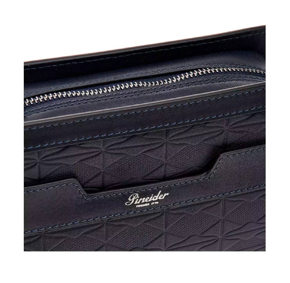 Pineider Odette Crossbody in Embossed Empress Consegna Veloce