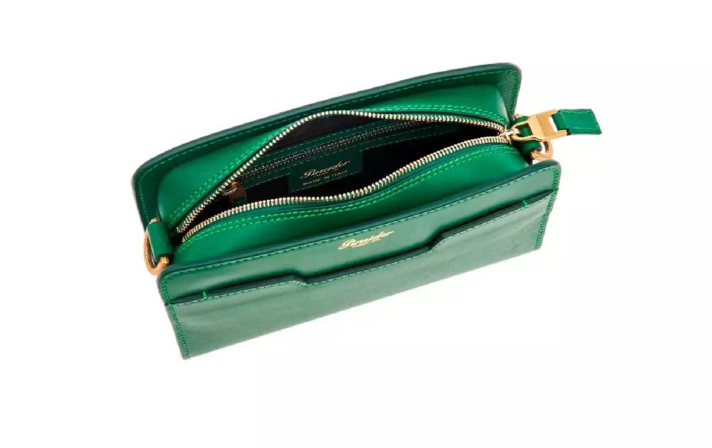 Pineider Odette Crossbody in Metro Smooth Presa