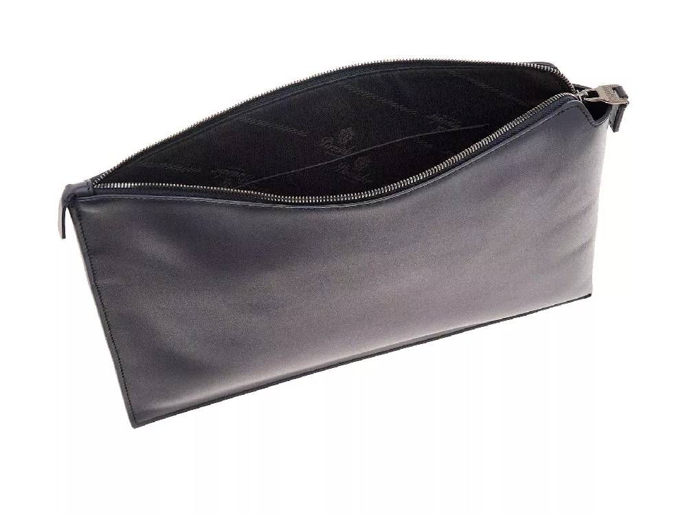 Pineider Pouch Large in Metro Smooth Black Friday