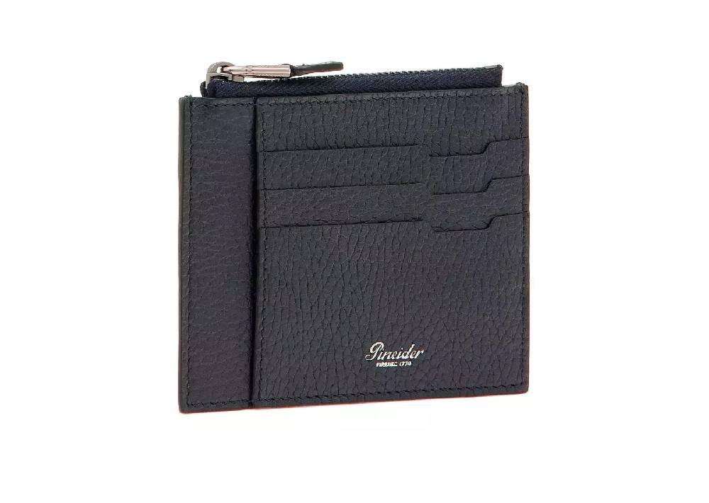 Pineider Porta carte con zip in Bottalato 2025