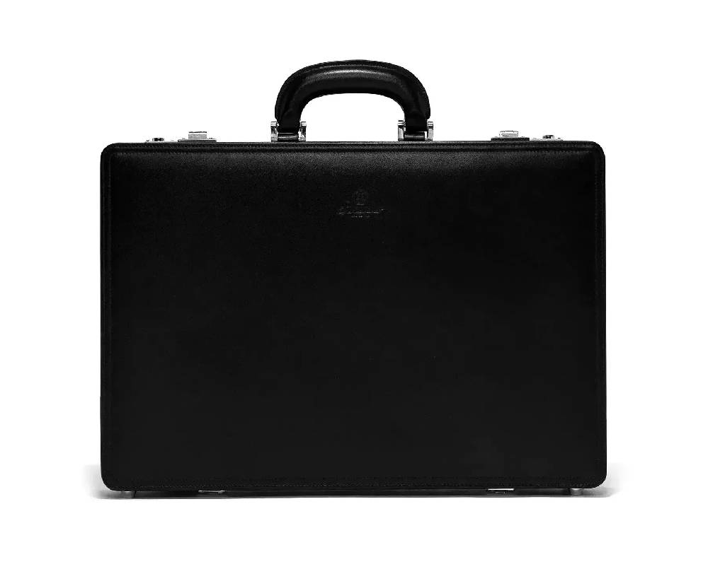 Pineider Bond Briefcase in Metro Smooth Economico