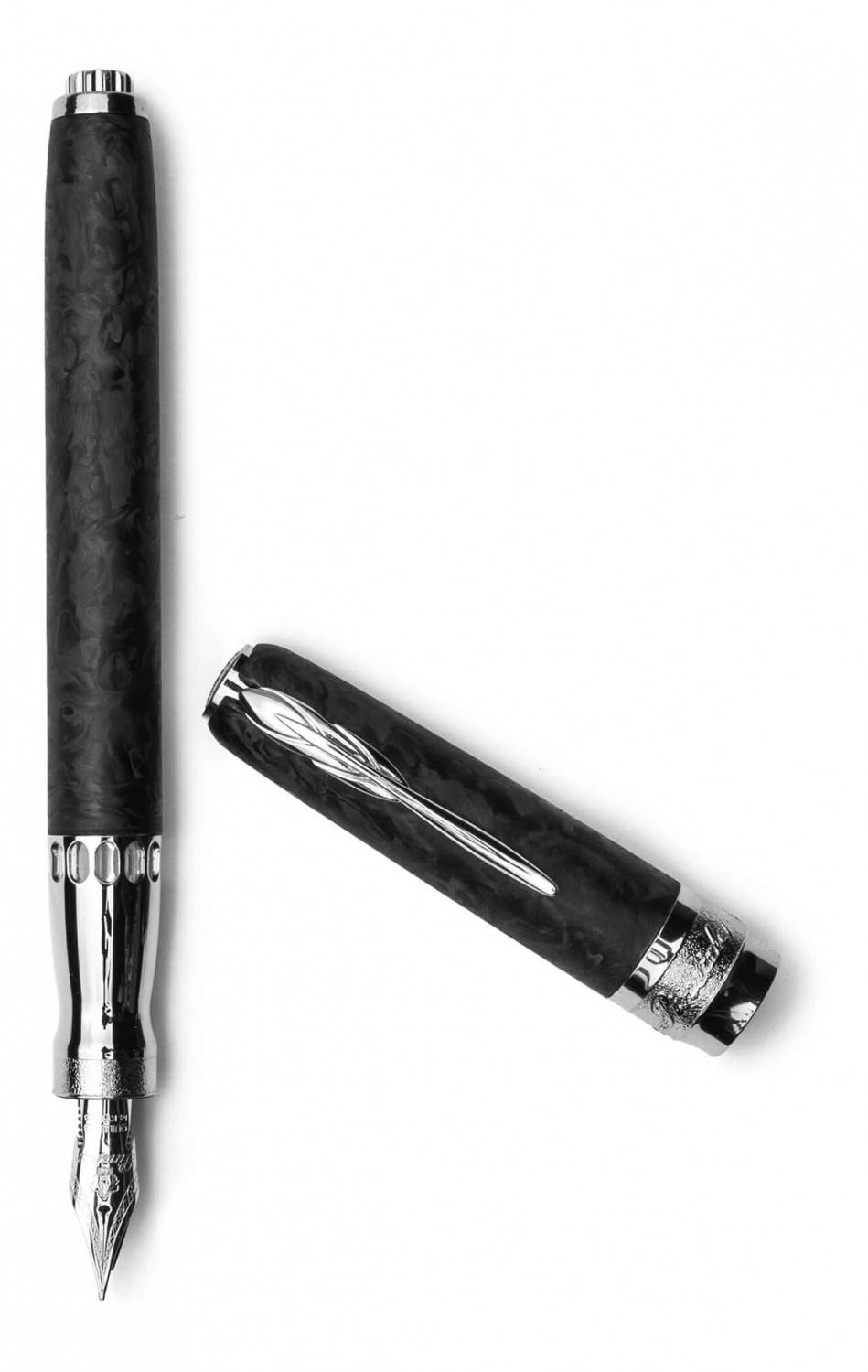 Pineider Penna Stilografica La Grande Bellezza Forged Carbon Vendite Flash