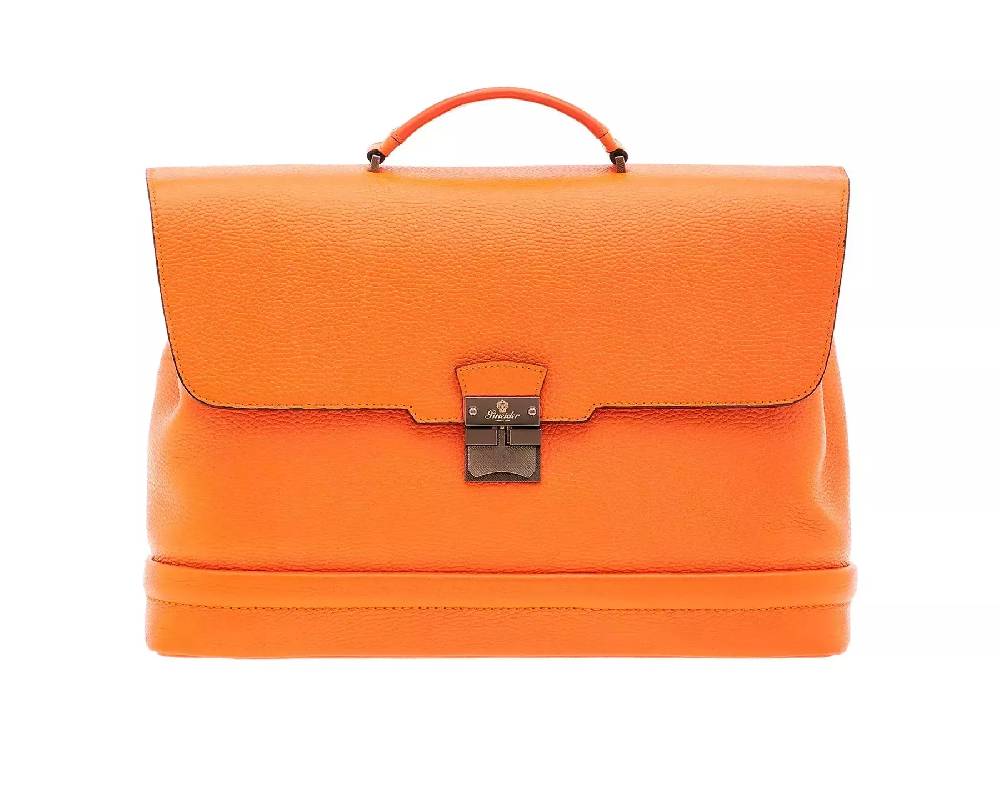 Pineider Doctor Briefcase in Bottalato Presa