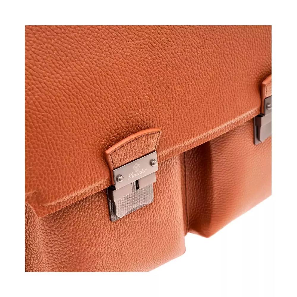 Pineider Double Briefcase in Bottalato Online
