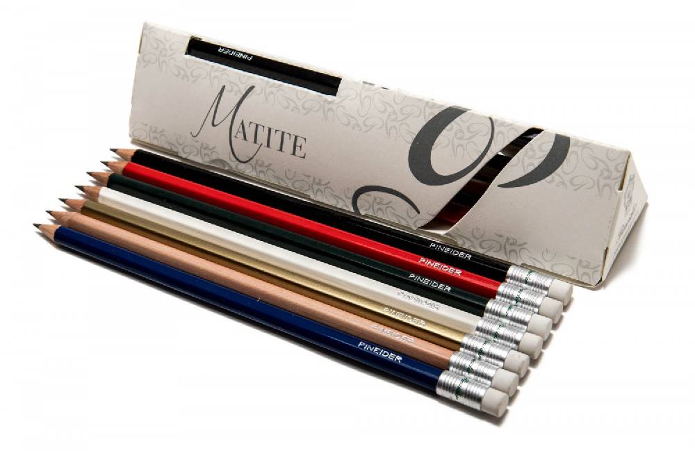 Pineider Set 14 matite in Astuccio Nuova