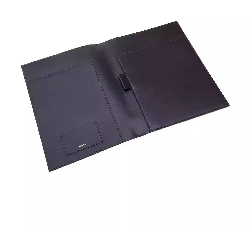 Pineider Porta Notepad con porta carte in Mini Franzi In Linea