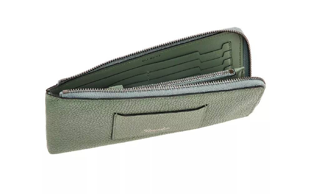 Pineider Portafoglio con zip in Bottalato Spedizione Gratuita