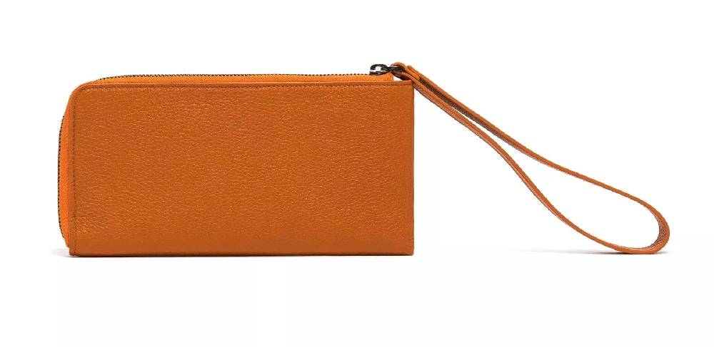 Pineider Portafoglio con zip in Bottalato Spedizione Gratuita