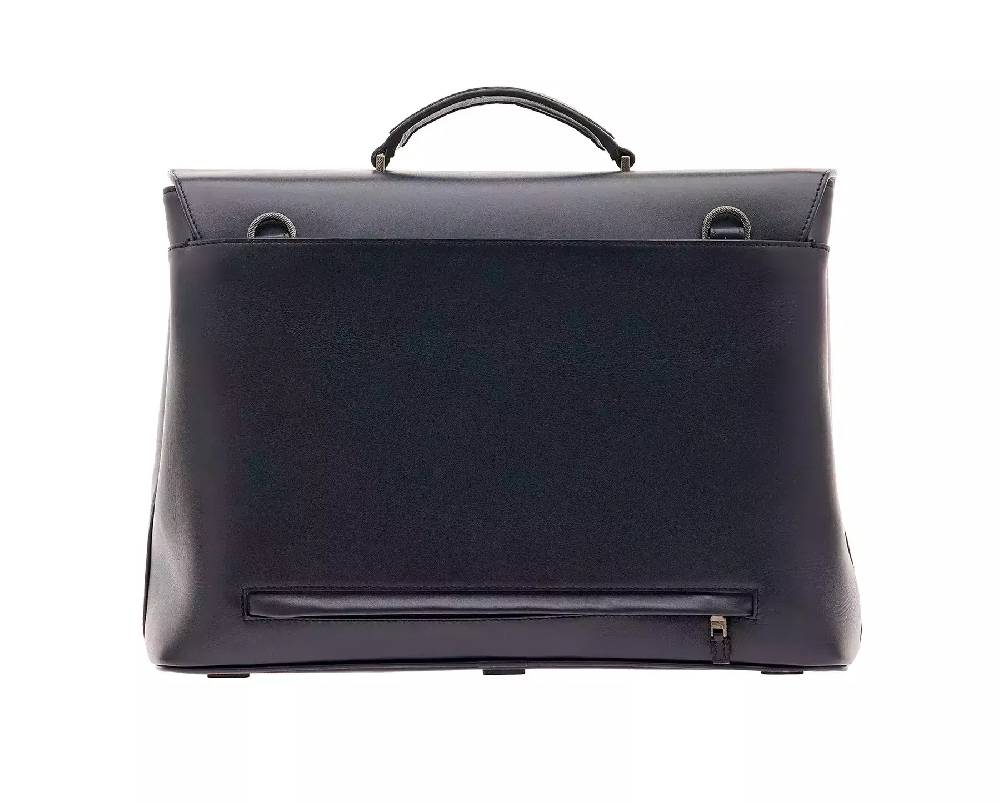 Pineider Double Briefcase in Metro Smooth Negozi Online
