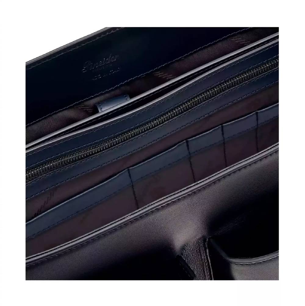 Pineider Double Briefcase in Metro Smooth Negozi Online