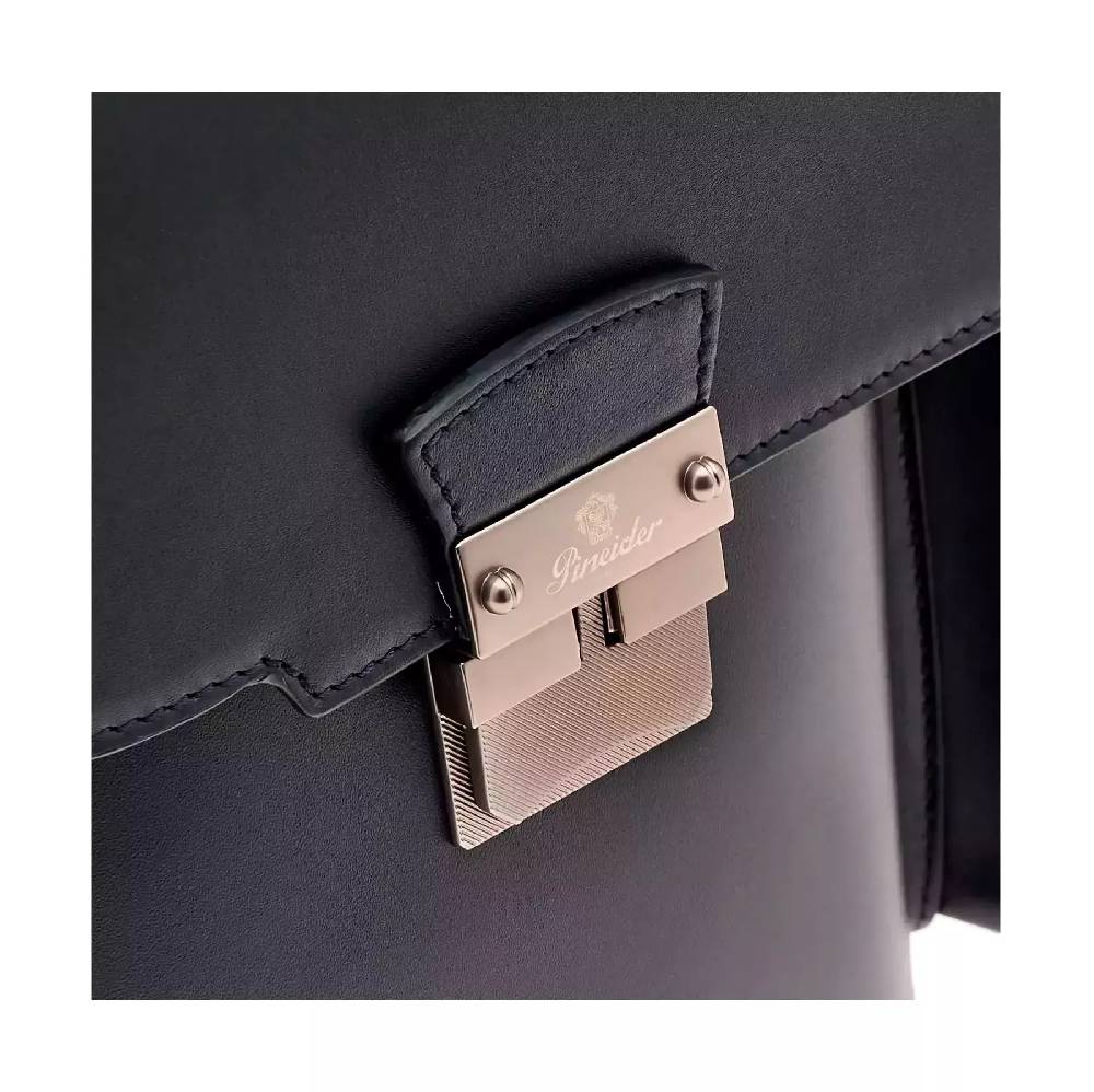 Pineider Double Briefcase in Metro Smooth Negozi Online