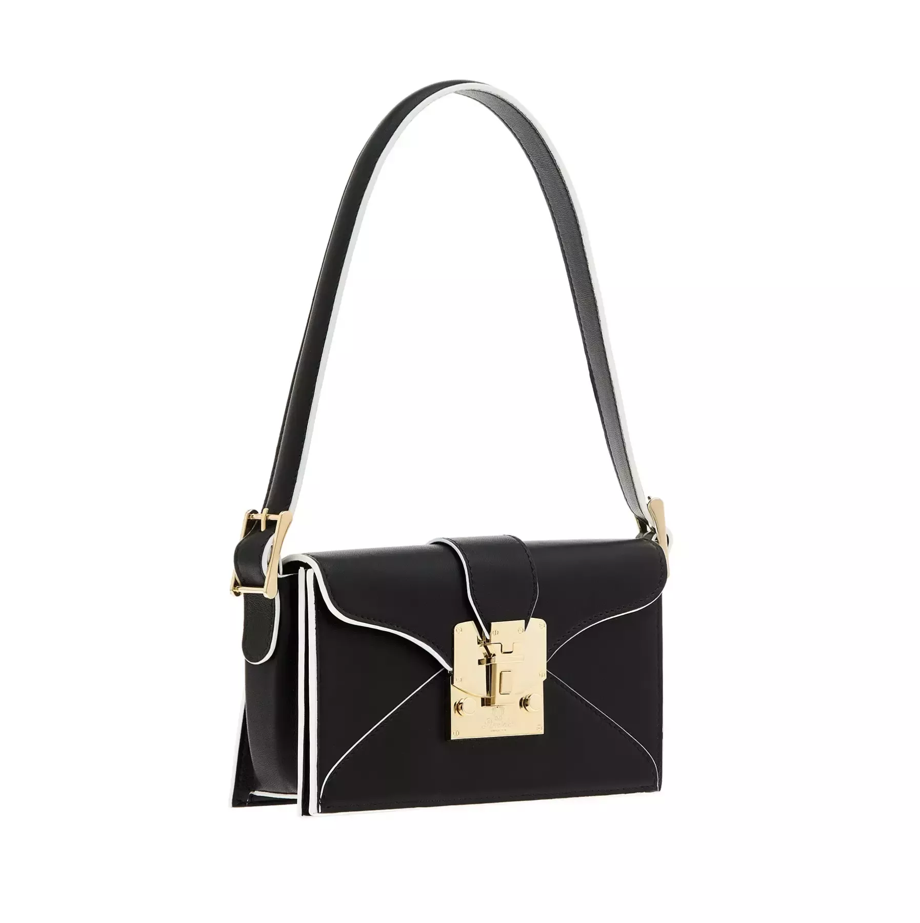 Pineider Borsa Envelope in Pelle Liscia Shopping Online