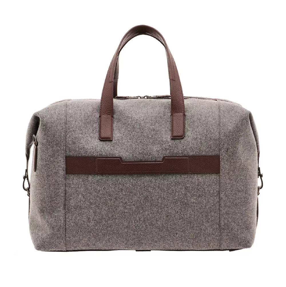 Pineider Cabin Duffle in Wool In Linea