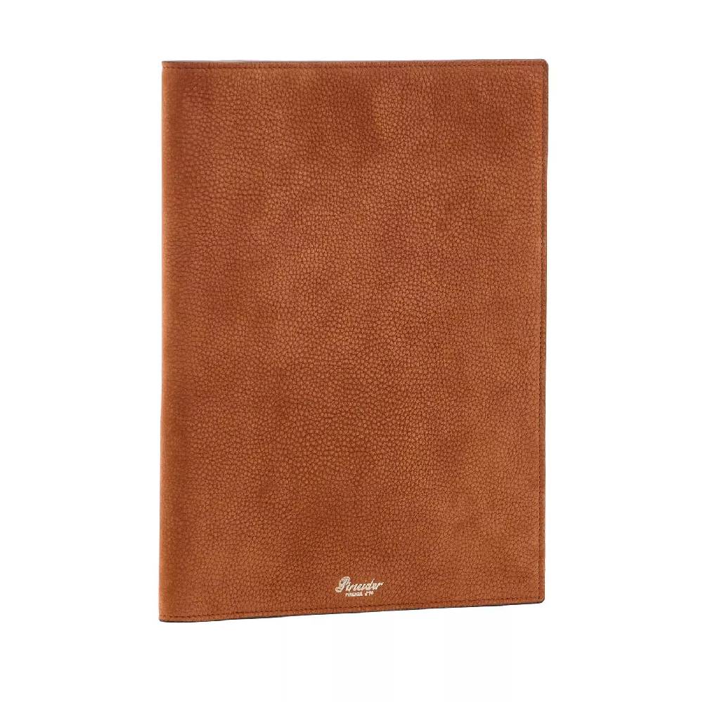 Pineider Porta Notepad in Nabuk Vendita Calda