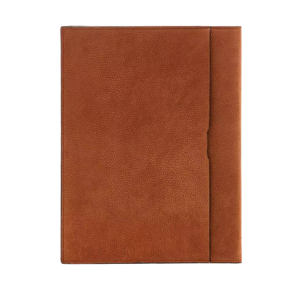 Pineider Porta Notepad in Nabuk Vendita Calda