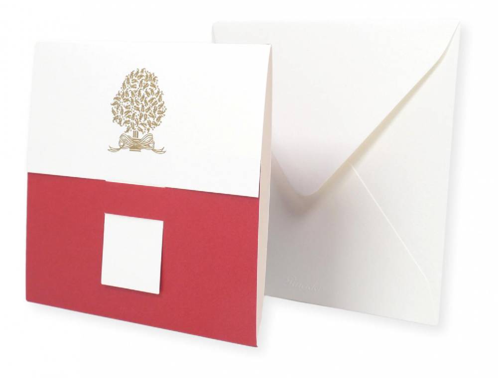 Pineider Christmas Box mix carte e buste Nuovo