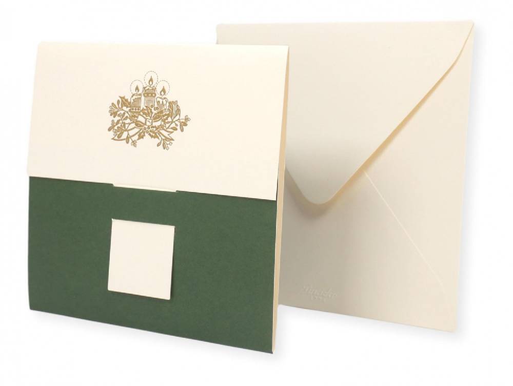 Pineider Christmas Box mix carte e buste Nuovo