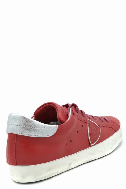 Philippe Model Sneakers Codice prodotto: CLLD V038 PARIS VEAU ROUGE ARGENT Offerta