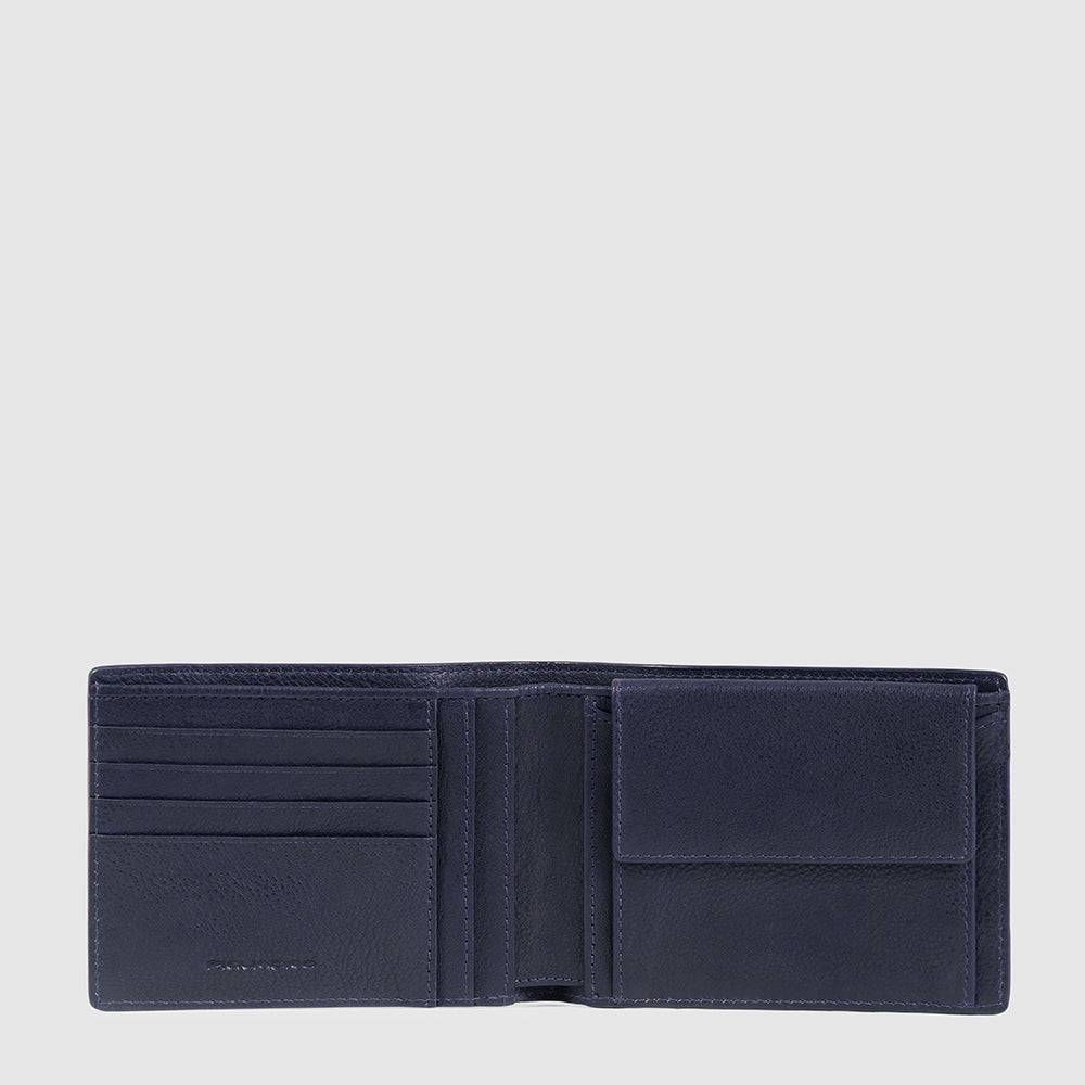 Piquadro Men’s wallet with coin pocket Spedizione Gratuita