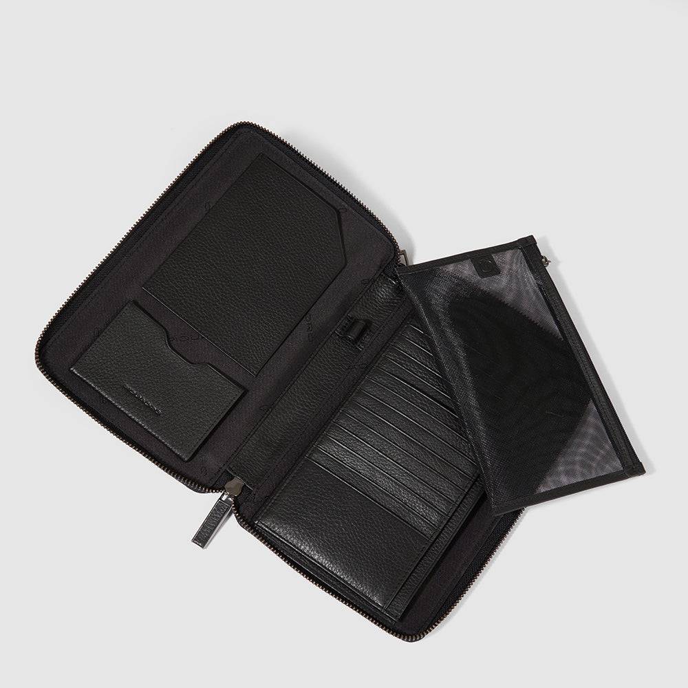 Piquadro Zip-around travel document holder Qualità Garantita