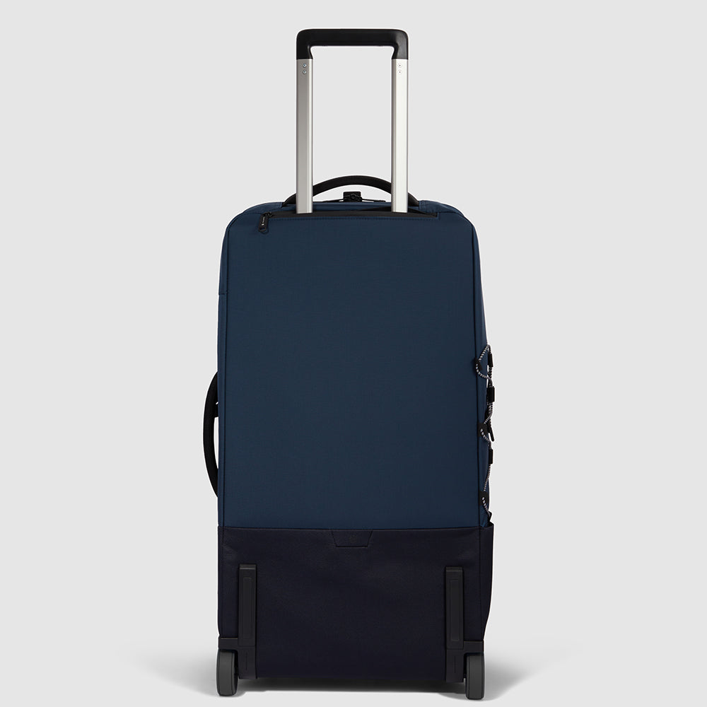 Piquadro Modular wheeled duffel in recycled fabric Shopping Online