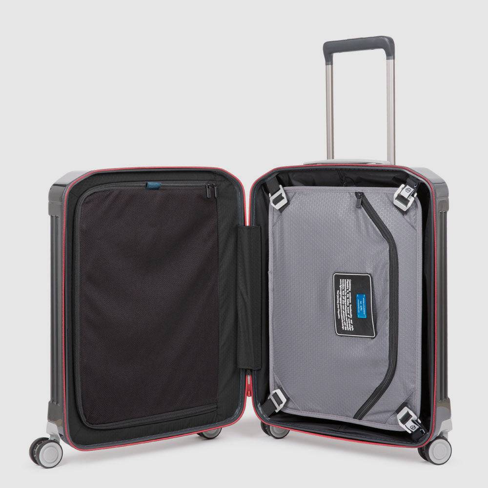 Piquadro Cabin size, ultra slim hardside spinner Vendita Calda