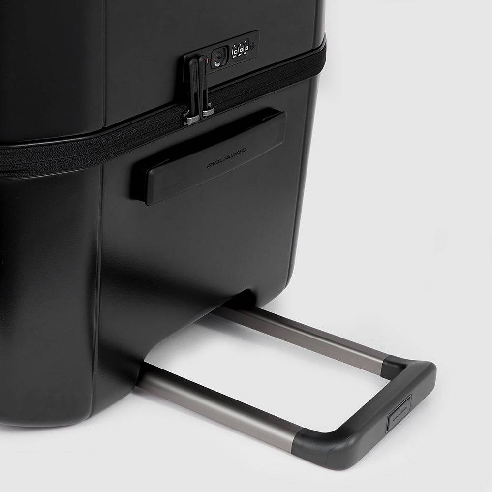 Piquadro Hardside spinner in trunk shape with TSA lock I Più Venduti