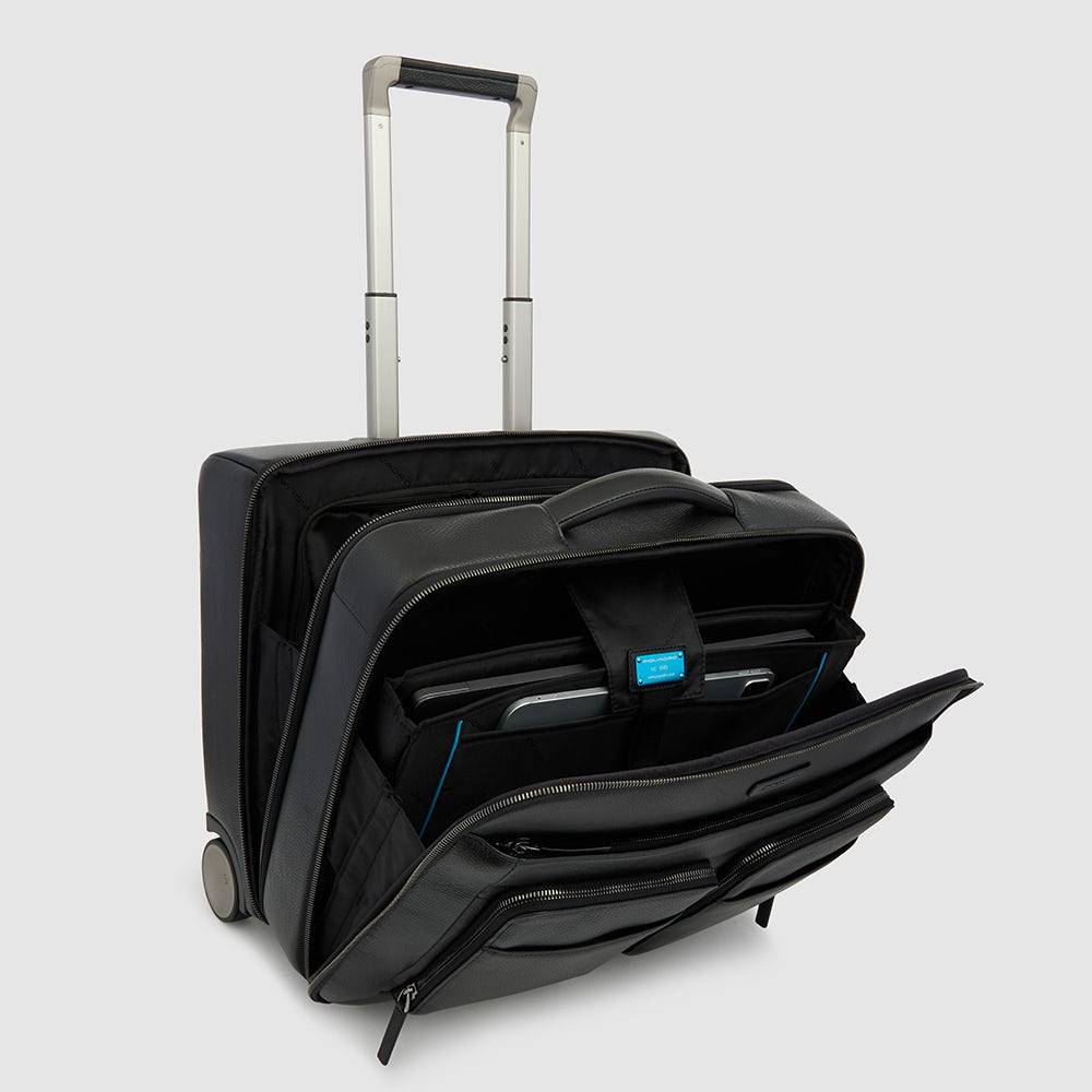 Piquadro Wheeled computer briefcase with iPad® compartment 2025