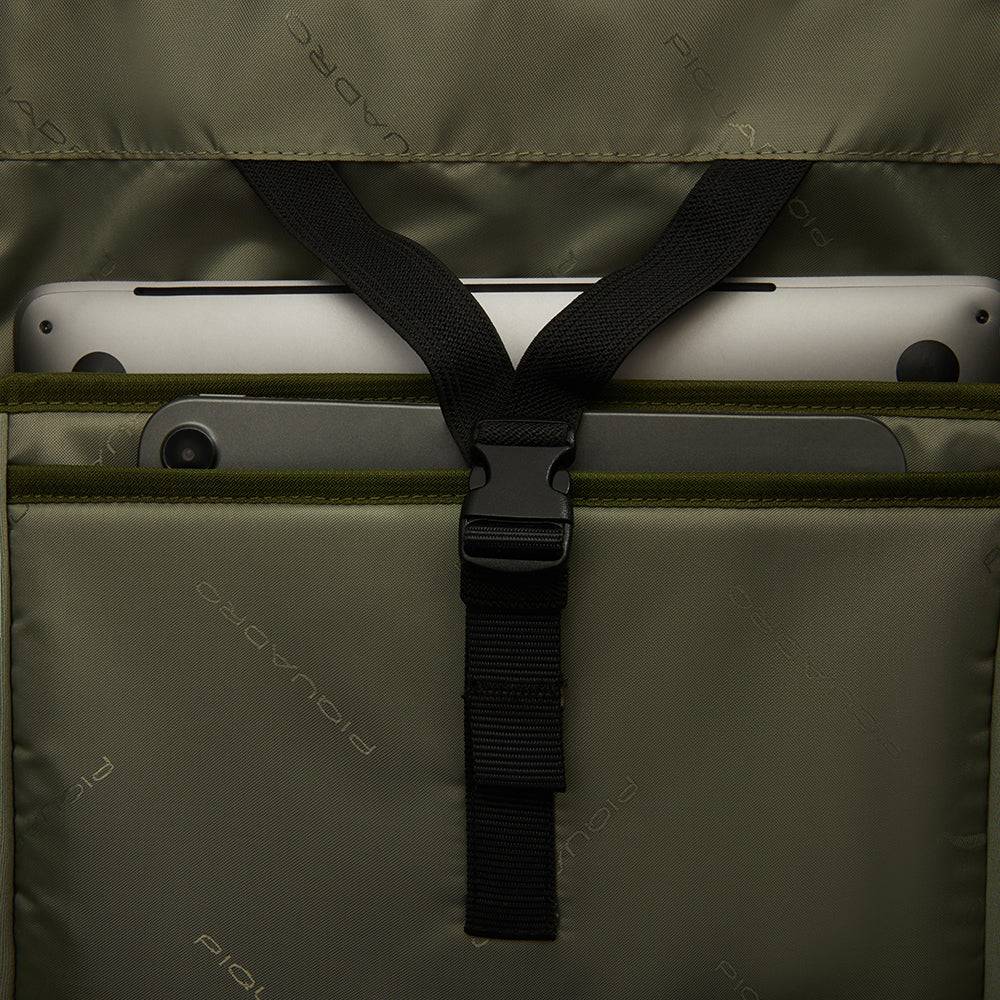 Piquadro Convertible backpack duffel bag in recycled fabric Vendita
