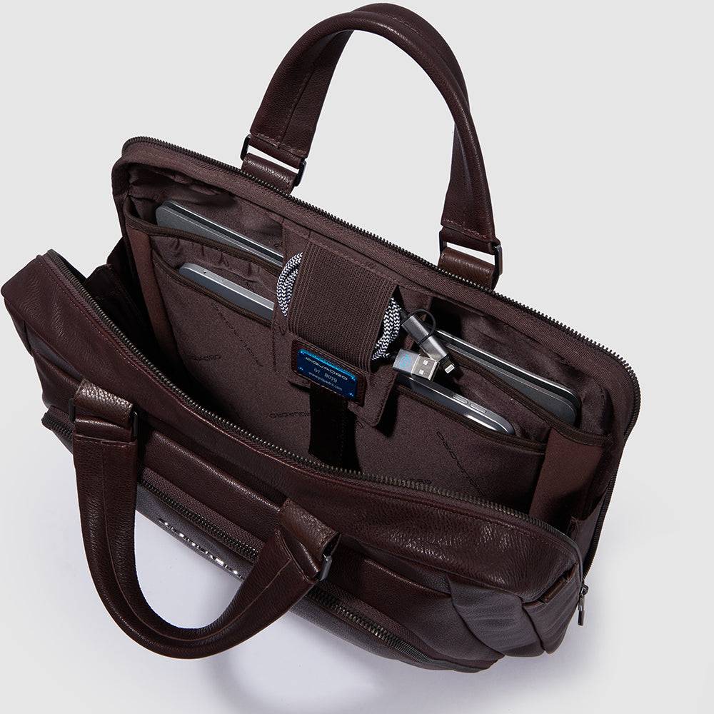 Piquadro Computer briefcase 14" with iPad® compartment Consegna Veloce