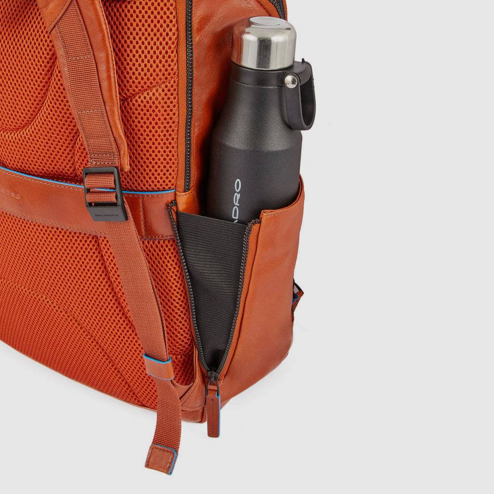 Piquadro Computer backpack with bottle/umbrella pocket Presa