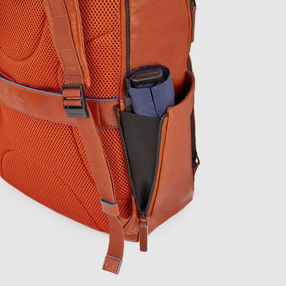 Piquadro Computer backpack with bottle/umbrella pocket Presa