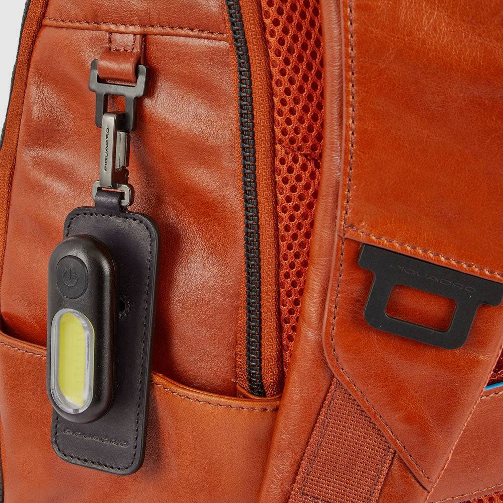 Piquadro Computer backpack with bottle/umbrella pocket Presa