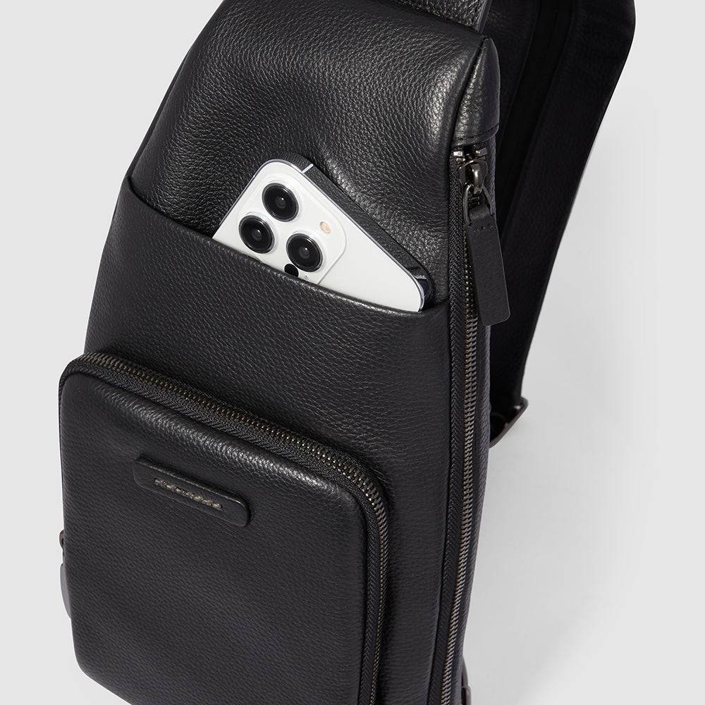 Piquadro Mono sling bag/backpack for iPad®mini Sconto