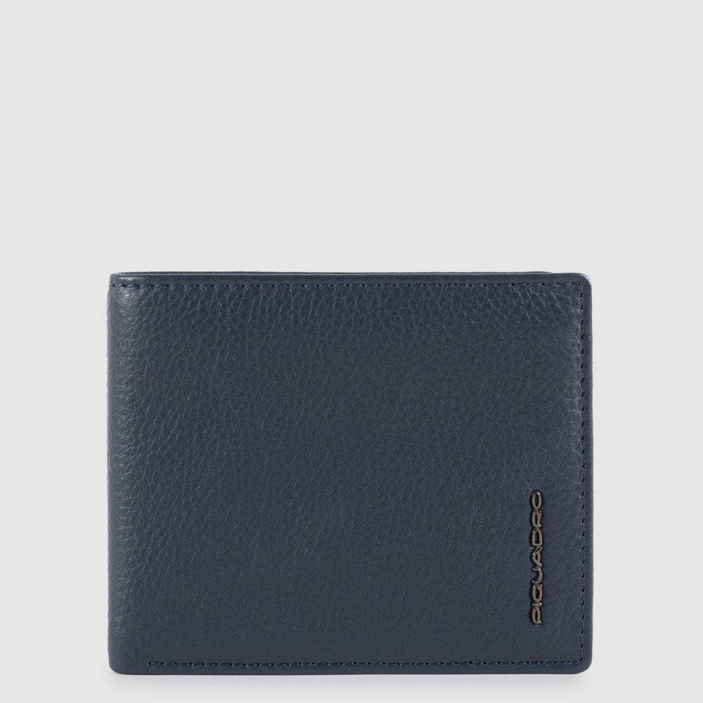 Piquadro Men’s wallet with flip up ID window, coin pocket I Più Venduti