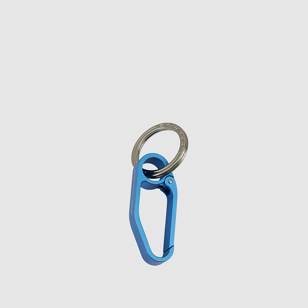 Piquadro Keychain with big carabiner hook In Saldo