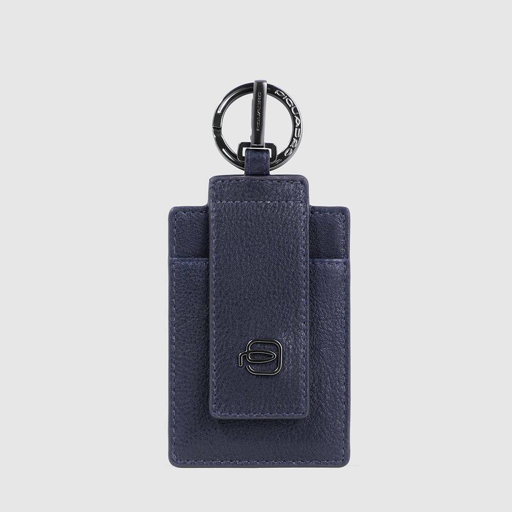 Piquadro Key chain with carabiner hook Italy
