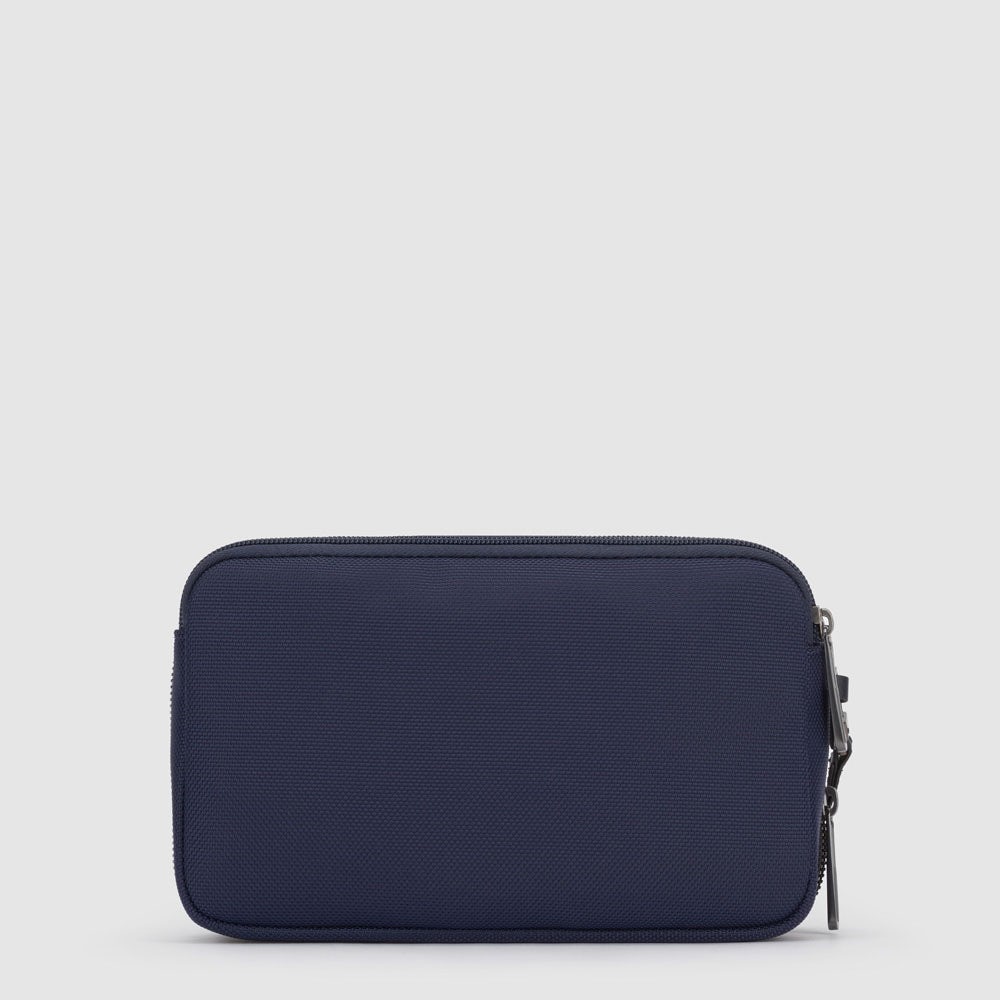Piquadro Wrist clutch bag in recycled fabric 2025