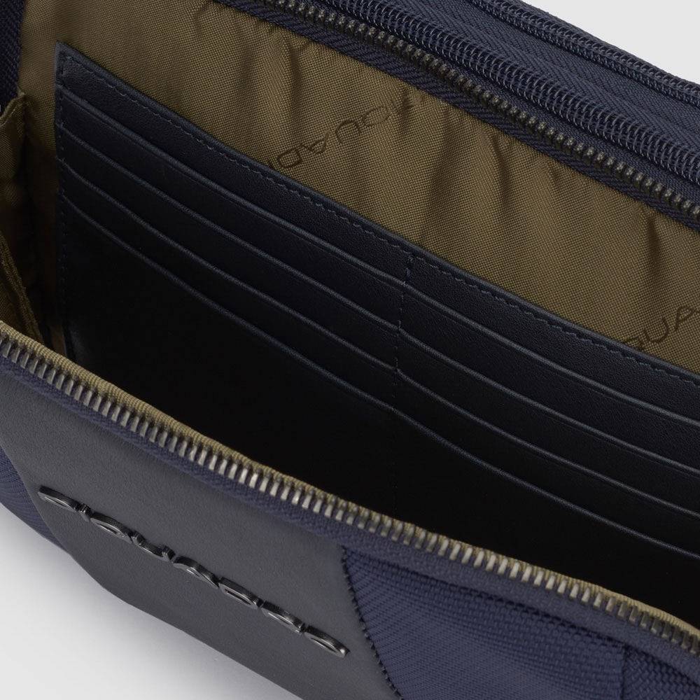 Piquadro Wrist clutch bag in recycled fabric 2025