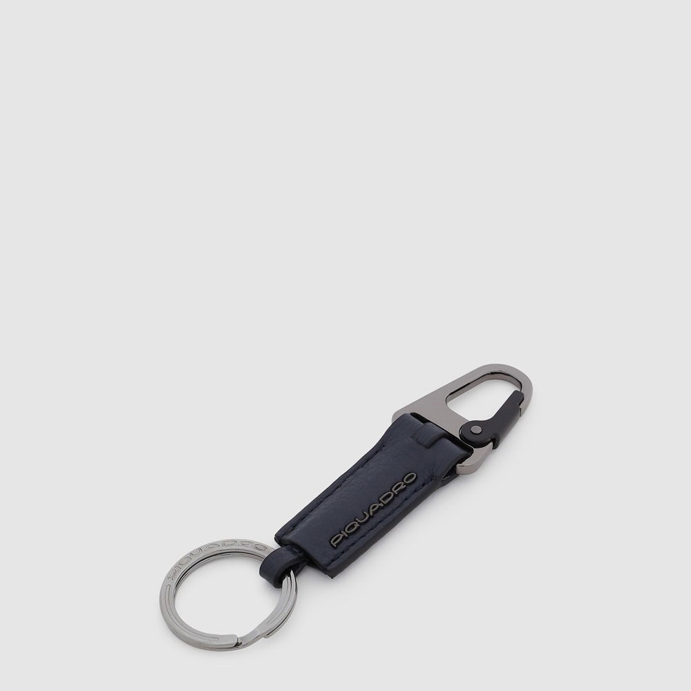 Piquadro Keychain with carabiner hook Promozione Limitata
