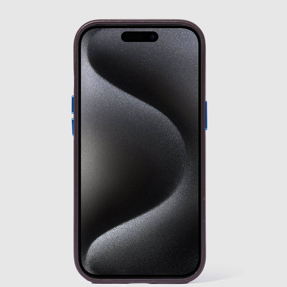 Piquadro Leather case for iPhone® 15 Pro Max 6,7” Fino Al -60%