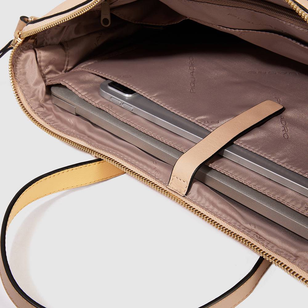 Piquadro Expandable computer 15,6" and iPad®Pro briefcase Sconto