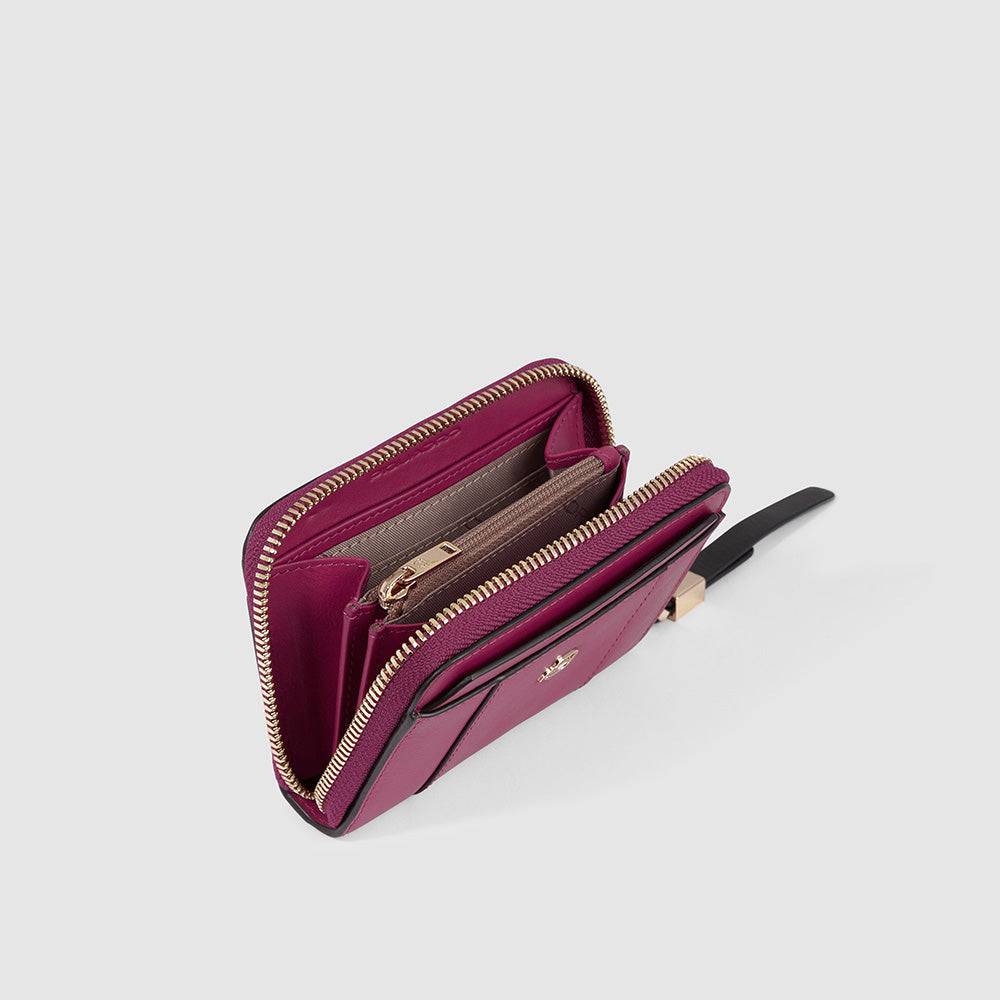 Piquadro Zip-around women’s wallet with four dividers Saldi Di Fabbrica