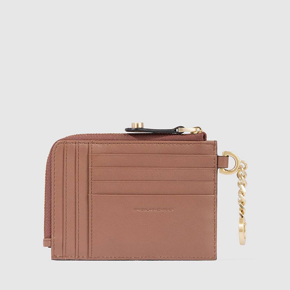 Piquadro Women's coin pouch with key chain In Saldo