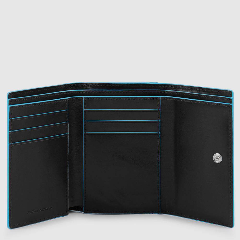 Piquadro Small size, women's wallet with rear money pocket In Linea