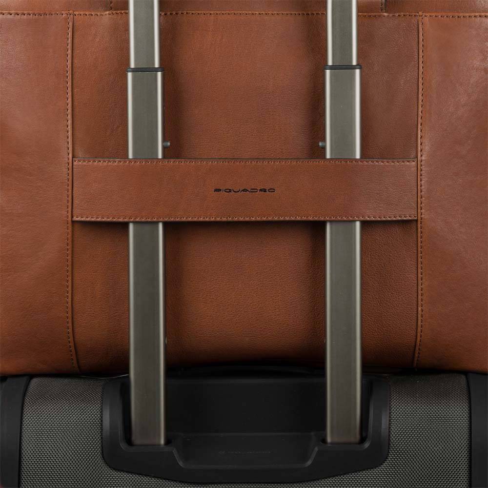 Piquadro Slim computer bag 15" with iPad® compartment Prezzo Ridotto