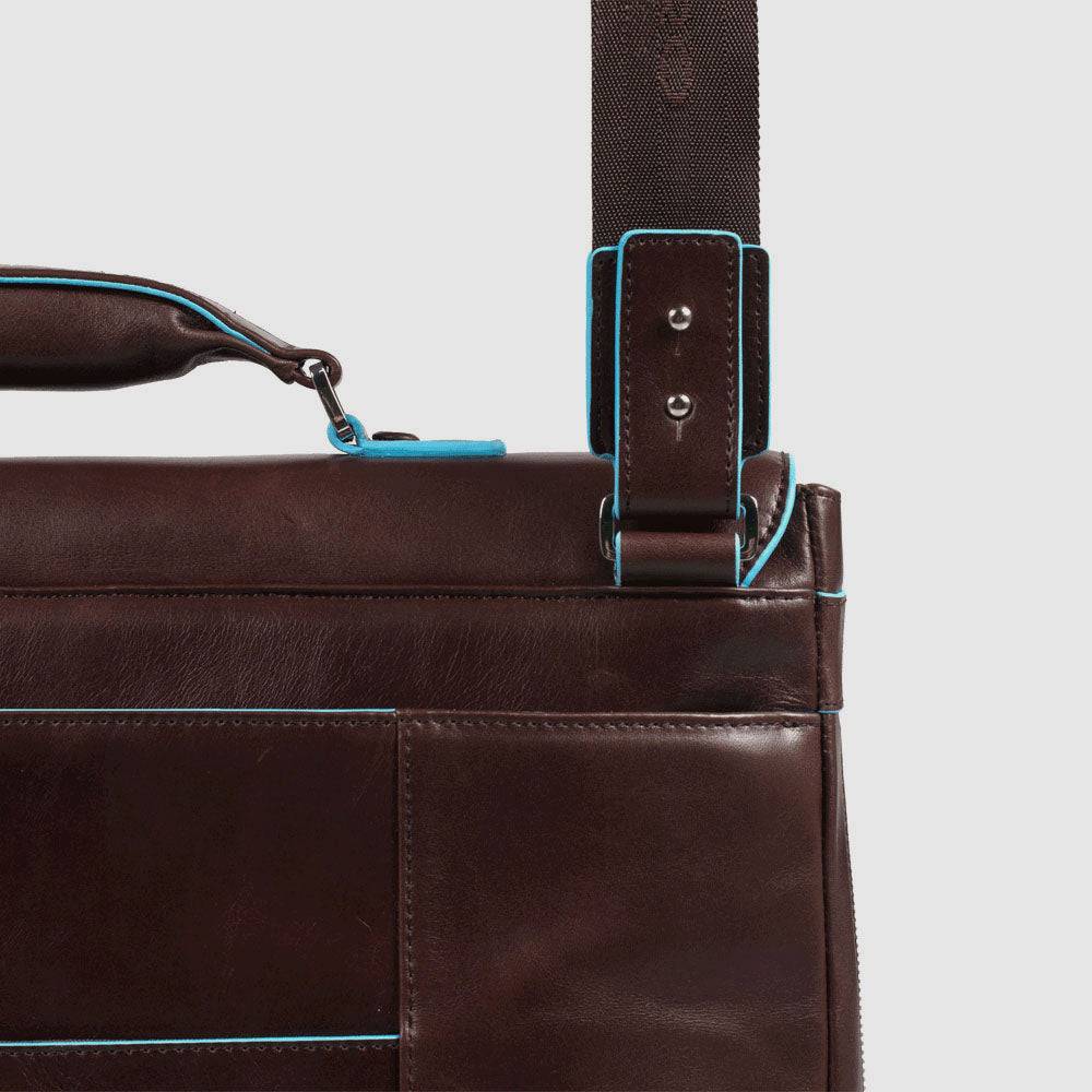 Piquadro Flap-over, expandable computer bag 15" Presa