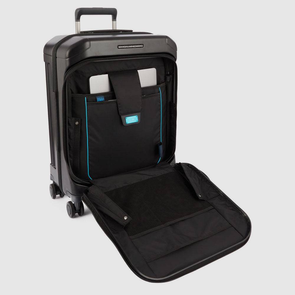 Piquadro Cabin size, hardside computer spinner 15,6" Saldi Di Fabbrica